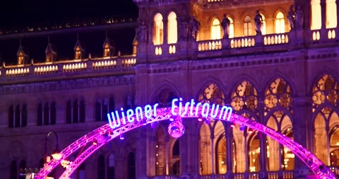 "Eistraum" in Vienna. Stock Footage 135591053