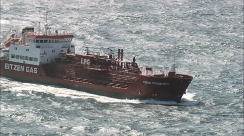 Eitzen Gas Ship Stock Footage 65378670