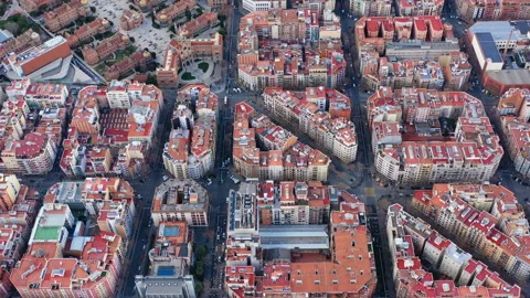 Eixample district. Barcelona, Spain. Vídeo Stock 106206295
