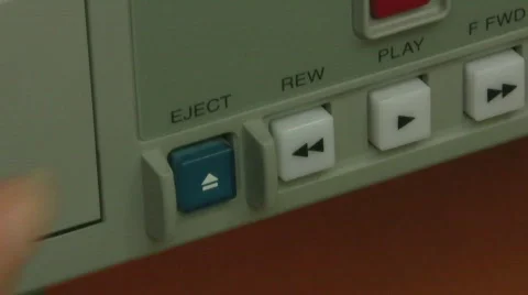 Eject button Stock Footage 499643