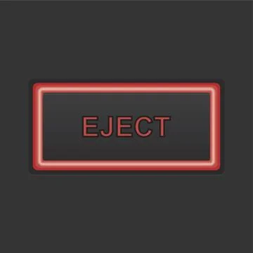 Eject Button Stock Illustration