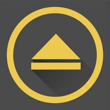 Eject Button Stock Illustration