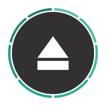 Eject computer symbol Stock Illustration