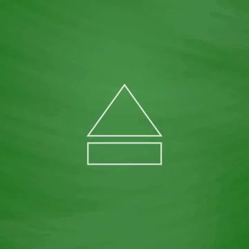 Eject computer symbol Stock Illustration
