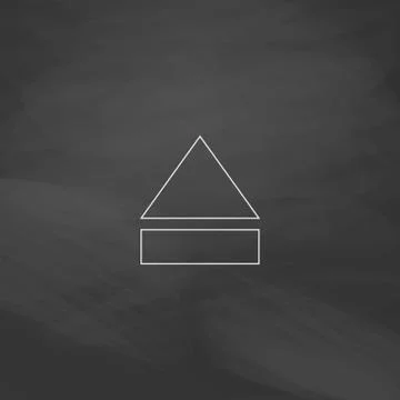 Eject computer symbol Stock Illustration