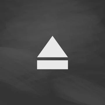 Eject computer symbol Stock Illustration