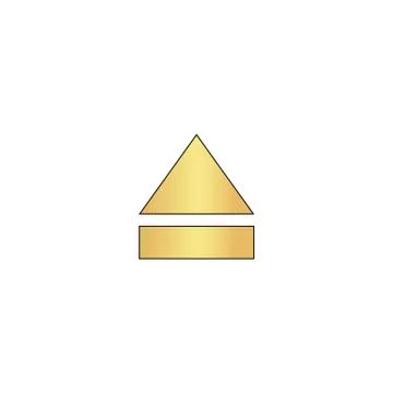 Eject computer symbol Stock Illustration