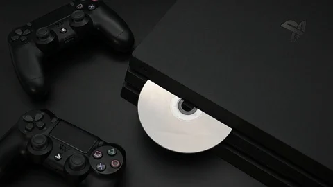 Eject DVD disk from console. Stock Footage 121352296