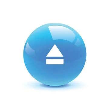 Eject icon web Stock Illustration