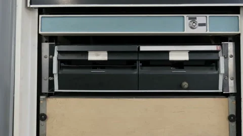 Ejecting A Floppy Disk From Computer Stock Footage 105466636