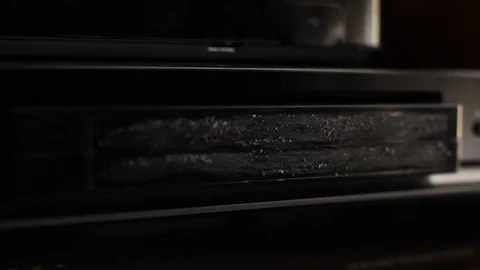 Ejecting a VHS Tape Stock Footage 91160446