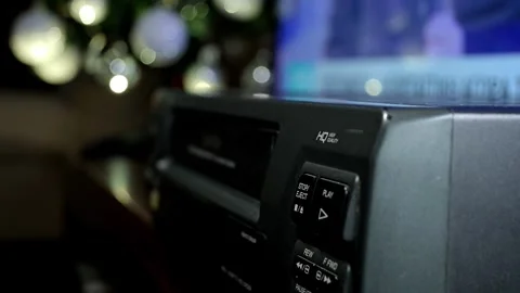 Ejecting a video tape Stock Footage 324514653