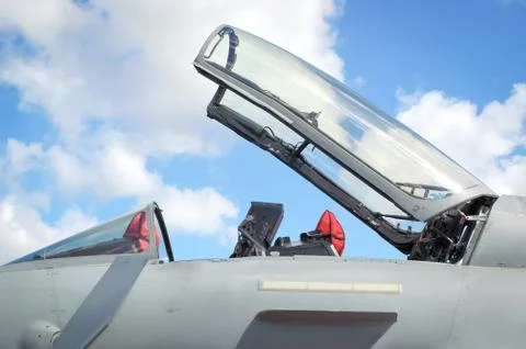 Ejector seat canopy Stock Photos