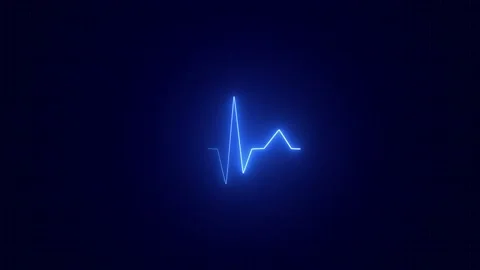 EKG, ECG curve. Pulse measuring heart beat rate cardio monitor Loop Background. Stock Footage 151127495