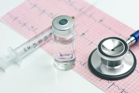 Ekg injection Stock Photos