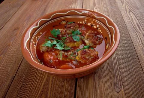 Eksili kofte Stock Photos