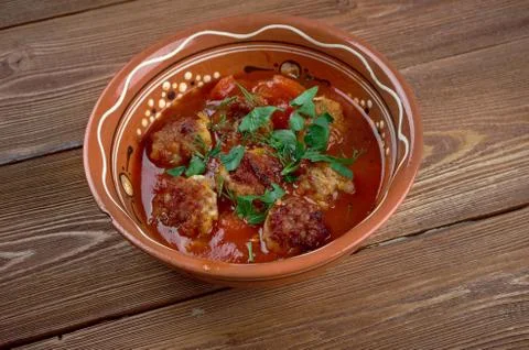 Eksili kofte Stock Photos