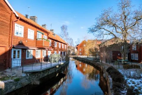 Eksjo town Stock Photos