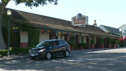 El Adobe Mexican Restaurant Stock Footage 89734737