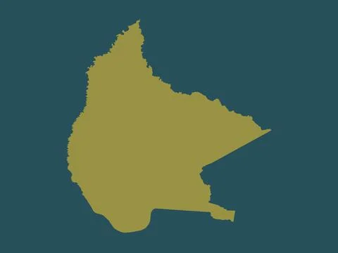 El Beni, Bolivia. Solid color shape イラスト素材