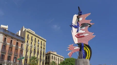 El Cap de Barcelona Stock Footage 68220570