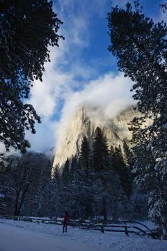El capitan with cloud Stock Photos