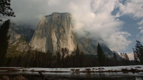 El Capitan Cloud Timelapse Yosemite National Park Vidéo 266302967