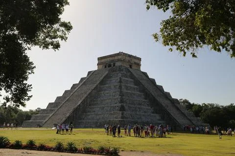 El Castillo of Chichen Itza, Mexico Stock Photos