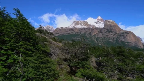 El Chalten mountains Stock Footage 73219778