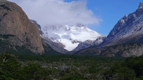 El Chalten mountains Stock Footage 73219801