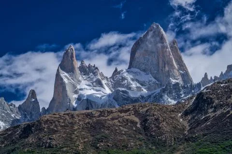 El Chalten Mountains Stock Photos
