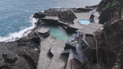 El charco azul Stock Footage 255484976