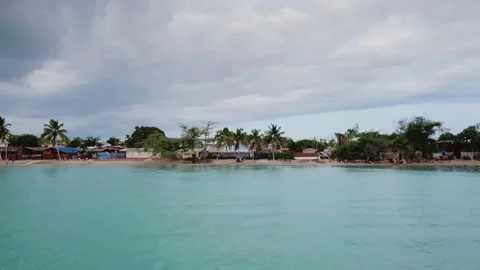 El Combate Beach aerial Stock Footage 236709394