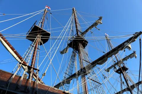 El Galeon's Rigging Foto stock