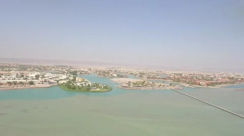 El gouna egypt drone Stock Footage 54753376