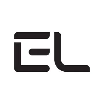 El initial letter vector logo icon Stock Illustration