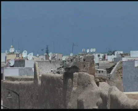 El jadida city wall Stock Footage 517629