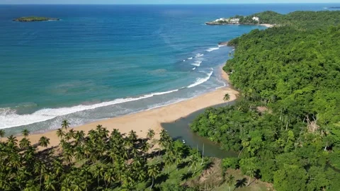 El limon beach river ocean 01 库存影片 329573512