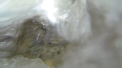 El Limone Falls POV from inside second falls 動画素材 35283723