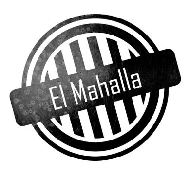 El Mahalla - Button, stamp Ilustración de archivo