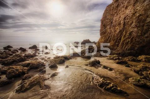 El Matador Tide Pools Stock Photos