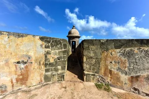 El Morro Castle, San Juan, Puerto Rico Stock Photos