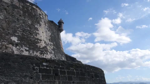 El Morro Castle West Wall Stock Footage 42969506
