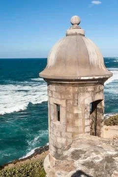 El Morro Sentry Box Stock Photos