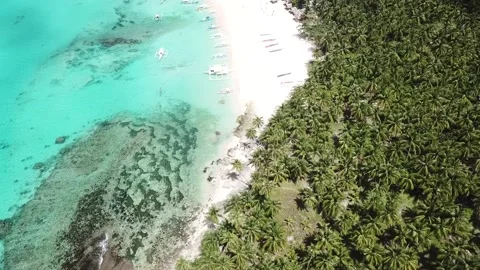 El Nido Beach Drone view  Stock Footage 147958878