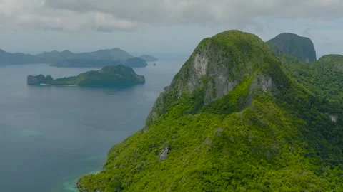 El Nido in the Philippines. Palawan. Stock Footage 344433439