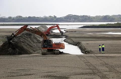 El Nino climate pattern dries up drinking water sources in northern Colombia, Ca Stock Photos