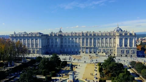 El Palacio Real de Madrid - Royal Palace of Madrid #3 Stock Footage 196234947