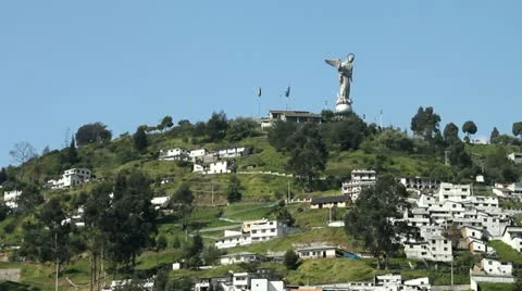 El Panecillo, Quito Stock Footage 20619969