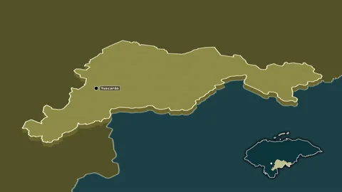 El Paraiso, Honduras, extruded. Pattern Video stock 159658336